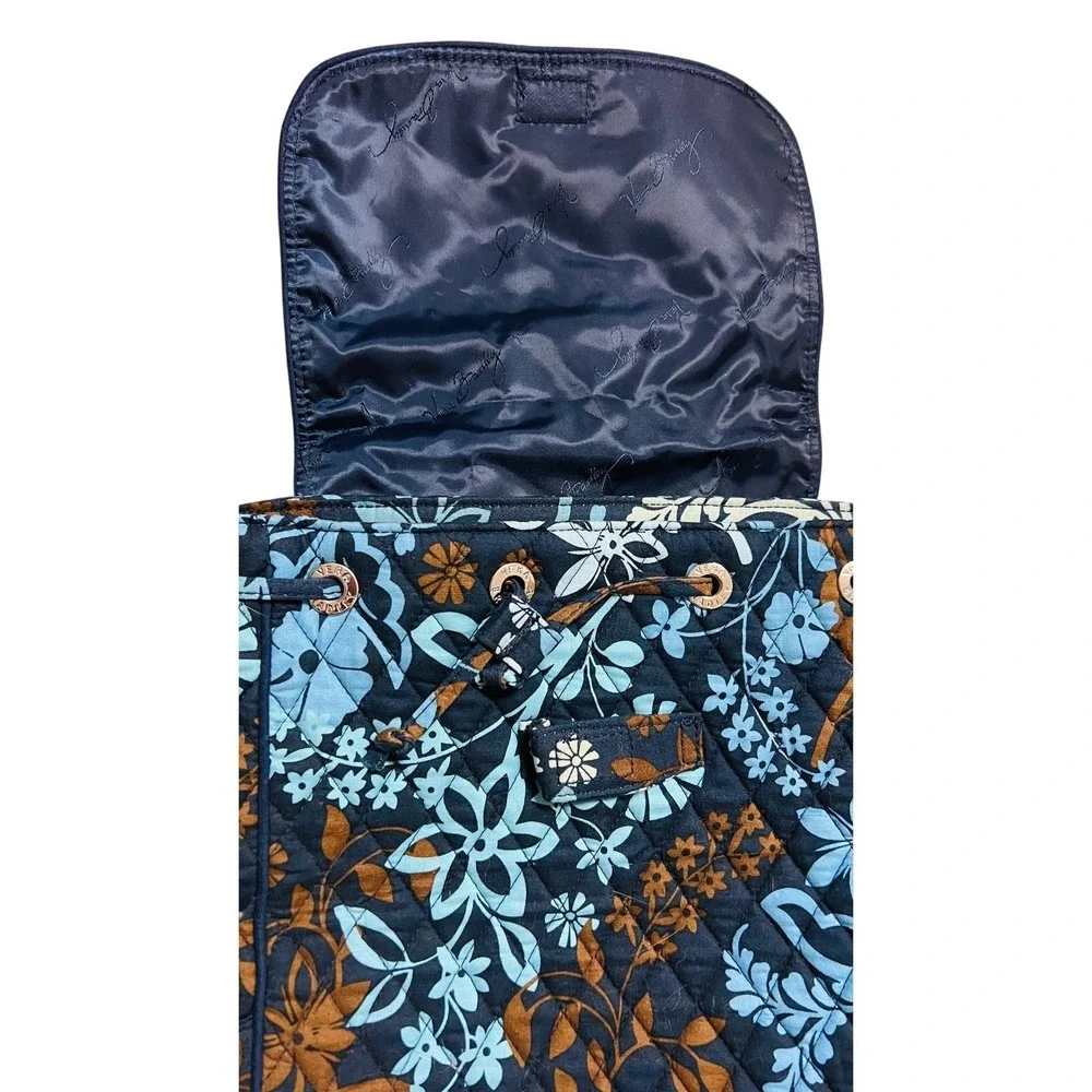 Vera Bradley Backpack Java Floral Drawstring